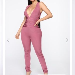 Club poppin bandage jumpsuit